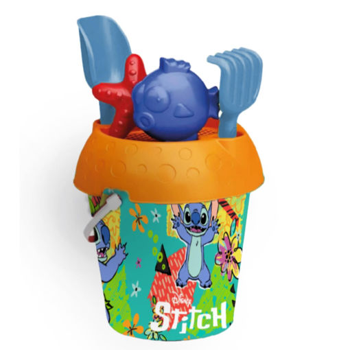 Picture of Stitch 18cm Bucket Set with 5 Accessories